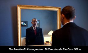 IMAGES ARE FOR YOUR ONE-TIME EXCLUSIVE USE ONLY AS A TIE-IN WITH THE NATIONAL GEOGRAPHIC BOOK "THE PRESIDENT'S PHOTOGRAPHER." NO SALES, NO TRANSFERS. President-elect Barack Obama just prior to taking the oath of office. ÒBackstage at the U.S. Capitol, he took one last look at his appearance in the mirror,Ó Pete Souza said, then walked into history. (Pete Souza, The White House, p. 18)